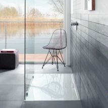 Receveur antidérapant 180 x 80 x 4,8 VILLEROY ET BOCH Architectura Metalrim acrylique rectangle blanc