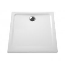 Vitra - Receveur céramique Arkitekt 80x80x5,5 pour bonde ø 90
