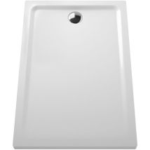 Vitra - Receveur céramique Arkitekt 100x80x5x5 pour bonde ø 90