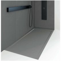 Receveur de douche 90 x 170 cm extra plat quore en résine surface ardoisée béton