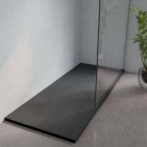 Cuisibane - Receveur de douche 170x70 cm extra plat - saphir- Gris anthracite