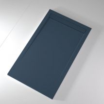 Stano. - Receveur de douche 70x160 cm extra plat clever en résine surface ardoisée anthracite