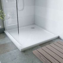 Cuisibane - Receveur de douche 90x90 cm acrylique extraplat crysta - Blanc