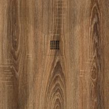 Stano. - Receveur de douche 90x150 cm extra plat dekor en résine finition bois brut