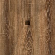 Receveur de douche 80x120 cm extra plat DEKOR en résine finition bois brut