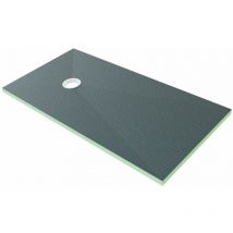 Aica receveur de douche à carreler 1400x900mm recoupable sur mesure receveur douche italienne avec la bonde de receveur