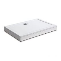 Receveur de douche 150x80cm avec le kit de plinthe et pieds pour le receveur et le bonde de douche
