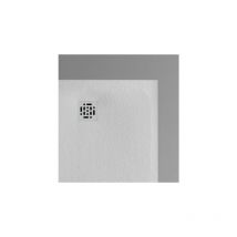 Receveur de douche blanc 100x100 cm Globo serie Docciapietra DP10100501 Blanc - Mineralsolid