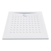 Ecolands - Receveur De Douche 80x80cm Extraplat Resisol - Blanc