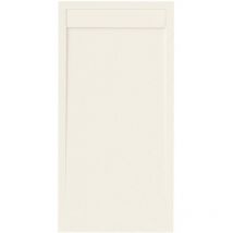 Sanycces - Receveur de douche clever Beige - 100 x 90 cm - Résistant et Facile à installer - Salle de bain - Douche