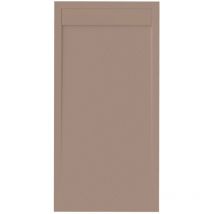 Receveur de douche CLEVER Capuccino - 160 x 80 cm - Résistant et Facile à installer - Salle de bain - Douche