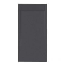Receveur de douche CLEVER Anthracite - 140 x 100 cm - Résistant et Facile à installer - Salle de bain - Douche