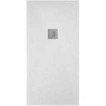 Hdcasa - Piatto doccia effetto pietra 70x100 Cemento marmoresina pieno piletta inclusa