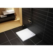 Otitec - Receveur de douche en acrylique blanc - carré - quanti - 80 x 80 - blanc