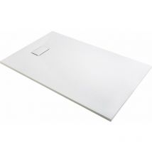 Odyssea - Receveur de douche effet pierre blanc 120x90 joy