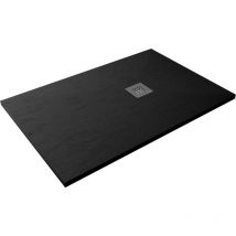 Receveur de douche extra-plat CLASIC Pizarra 70x150 Ep3 Noir