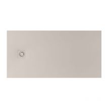 Receveur de douche extra plat en Stonex Terran-N+Grille Twist - 1200x900mm - Beige