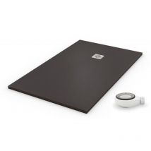 PDD - Receveur de douche 90X100 extra plat Gris ardoise Ral 7016