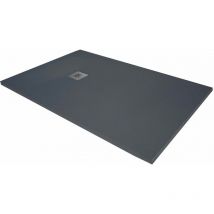 Cosyneo - Receveur de douche en résine extra plat à poser 90x140cm - anthracite - rio