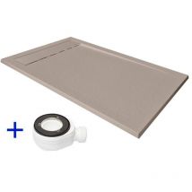 Receveur de douche extra plat premium ambiente Moka Ral 1019 70x120