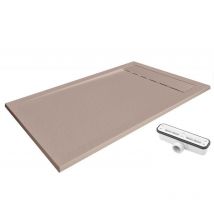 Receveur de douche extra plat premium ambiente Moka Ral 1019 90X160