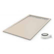 PDD - Receveur de douche extra plat premium Beige clair 80X200