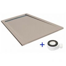 Receveur de douche extra plat premium Moka Ral 1019 70x150