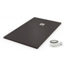 PDD - Receveur de douche extra plat quartz Gris ardoise Ral 7016 100X160