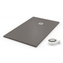 PDD - Receveur de douche extra plat quartz Gris poussière Ral 7037 70x100