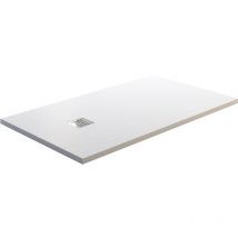 Receveur de douche extra plat ardesia Blanc Mesure: 130x90