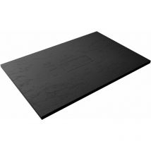 Hidronatur - Receveur de douche extra-plat vic 80x100 noir