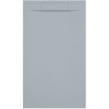 Receveur de douche Gris, texture Pierre Zeus, grille de couleur - 130 x 90 cm