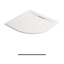 Receveur de douche 80 x 80 Jacob Delafon Flight Pure quart de rond blanc