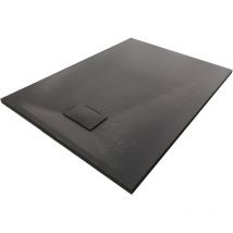 Receveur de douche noir série gt en smc - largeur 90cm - longueur et accessoires sélectionnablesSans système d'évacuation, 90x120cm (en) - Bernstein
