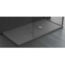Novellini - Receveur De Douche Plat Olympic Plus Gris 140x70 Cm H 4,5cm