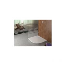 Hoesch - Receveur de douche quart de cercle muna avec antidérapant 800 x 800 x 30 mm blanc