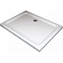 Receveur de douche rectangulaire surbaissé en Abs avec bonde inclus h. 5 cm – 70 x 90
