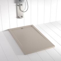 Receveur de douche Resine FLOW Sable (grille coloure)- 70x190 cm - Grille + Valve OFFERTE