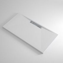 Banity - Receveur de douche Resine marquis Blanc - 90x120 cm - Grille + Valve offerte