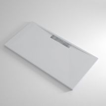 Banity - Receveur de douche Resine marquis Gris - 70x190 cm - Grille + Valve offerte