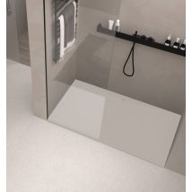 Onlybath - Receveur de douche Resine river Sable (grille coloure) - 70x150 cm - Grille + Valve offerte