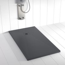 Shower Online - Piatto doccia in Resina ples Antracite antiscivolo (grille coloure) - 80x160 cm - Griglia + Valvola gratis