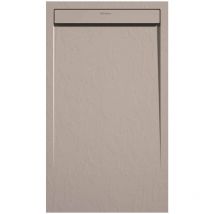 Receveur de douche Sable, finition Ardoise Stone SMART, grille de couleur - 140 x 80 cm