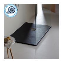 Planetebain - Receveur de douche extra plat noir en 90x140cm