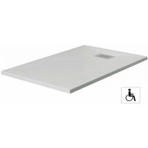 Dbs Balnéo - Receveur kinesurf extra-plat antidérapant - Rectangulaire - 120 x 80 cm - Blanc