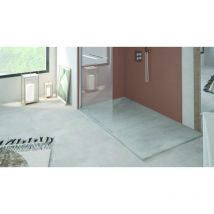 Receveur nola 3 - 80x180x3cm - Résine - Béton - Bonde