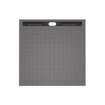 Wedi - Receveur carré Fundo Riolito Neo écoulement linéaire 900x900x50mm