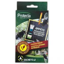 Sachets appâts boite à mouches x2