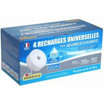 Humidivore Lot de 4 Recharges Galets Percés de 500g Neutre - HUMIDIVORE