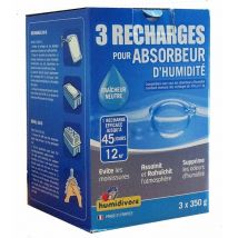 Sodepac - Humidivore 3 Recharges Sous Gaine Neutre 350g - humidivore